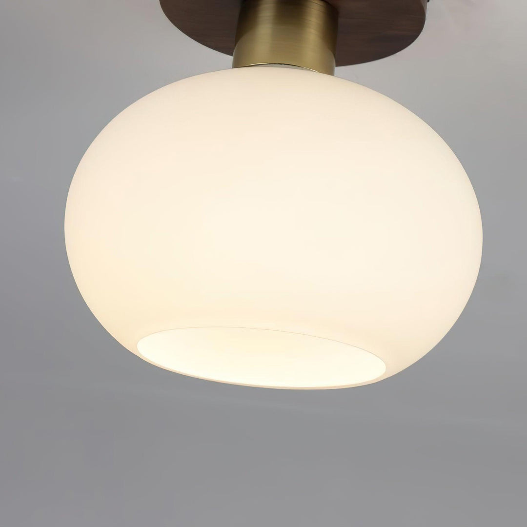 Vit Snäcka Taklampa