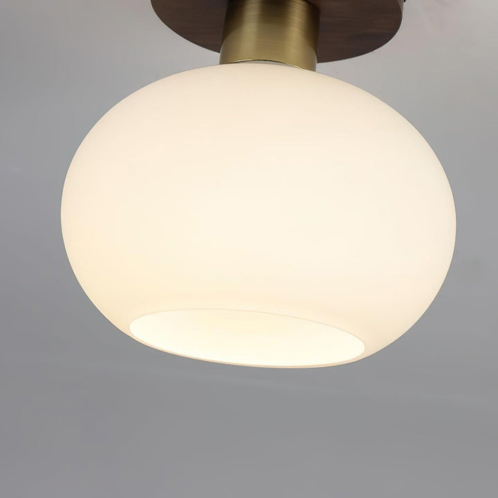 Vit Snäcka Taklampa