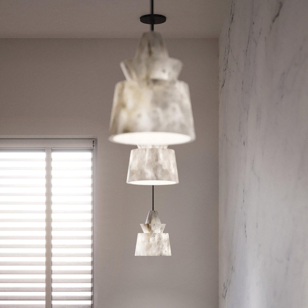 Strata Alabaster Pendellampa