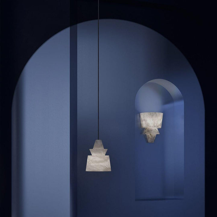 Strata Alabaster Pendellampa