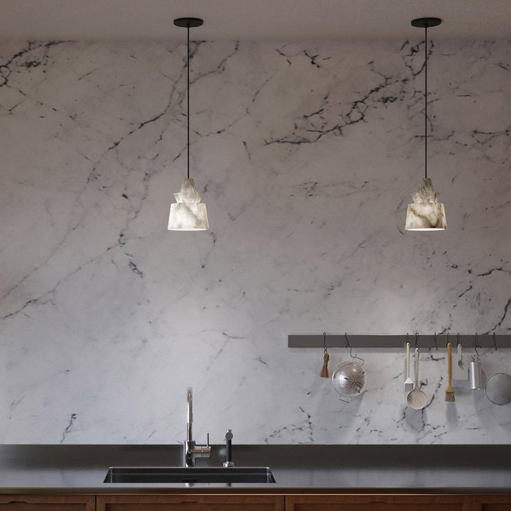 Strata Alabaster Pendellampa