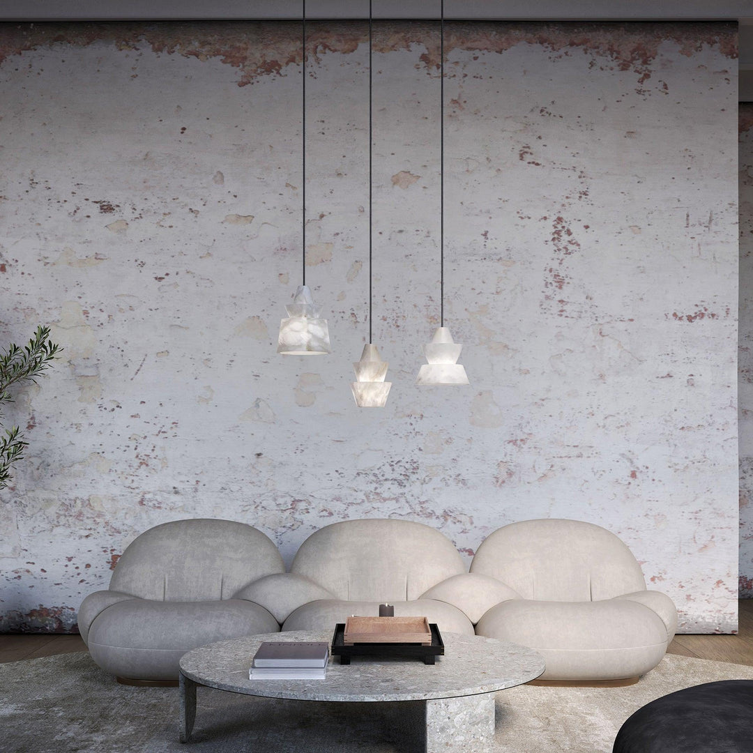 Strata Alabaster Pendellampa