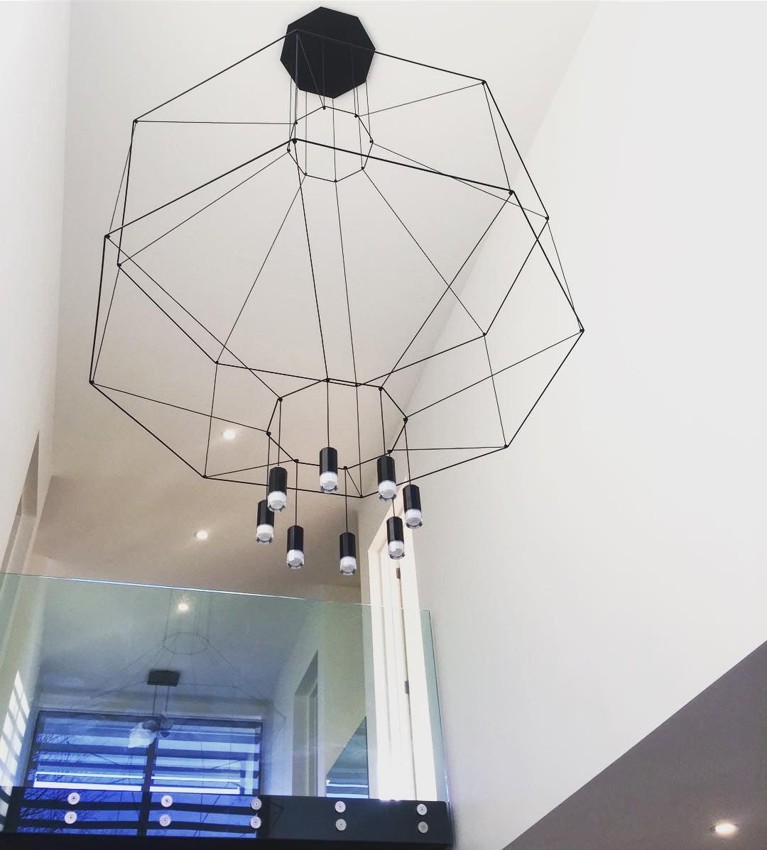 Geometrisk Linjer Hänglampa
