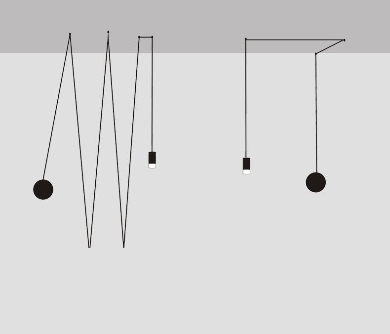 Line Form Pendellampa