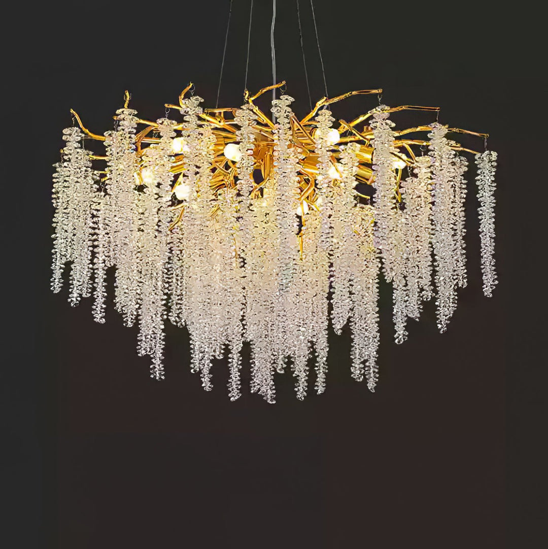 Wisteria Blomma Kristallkrona