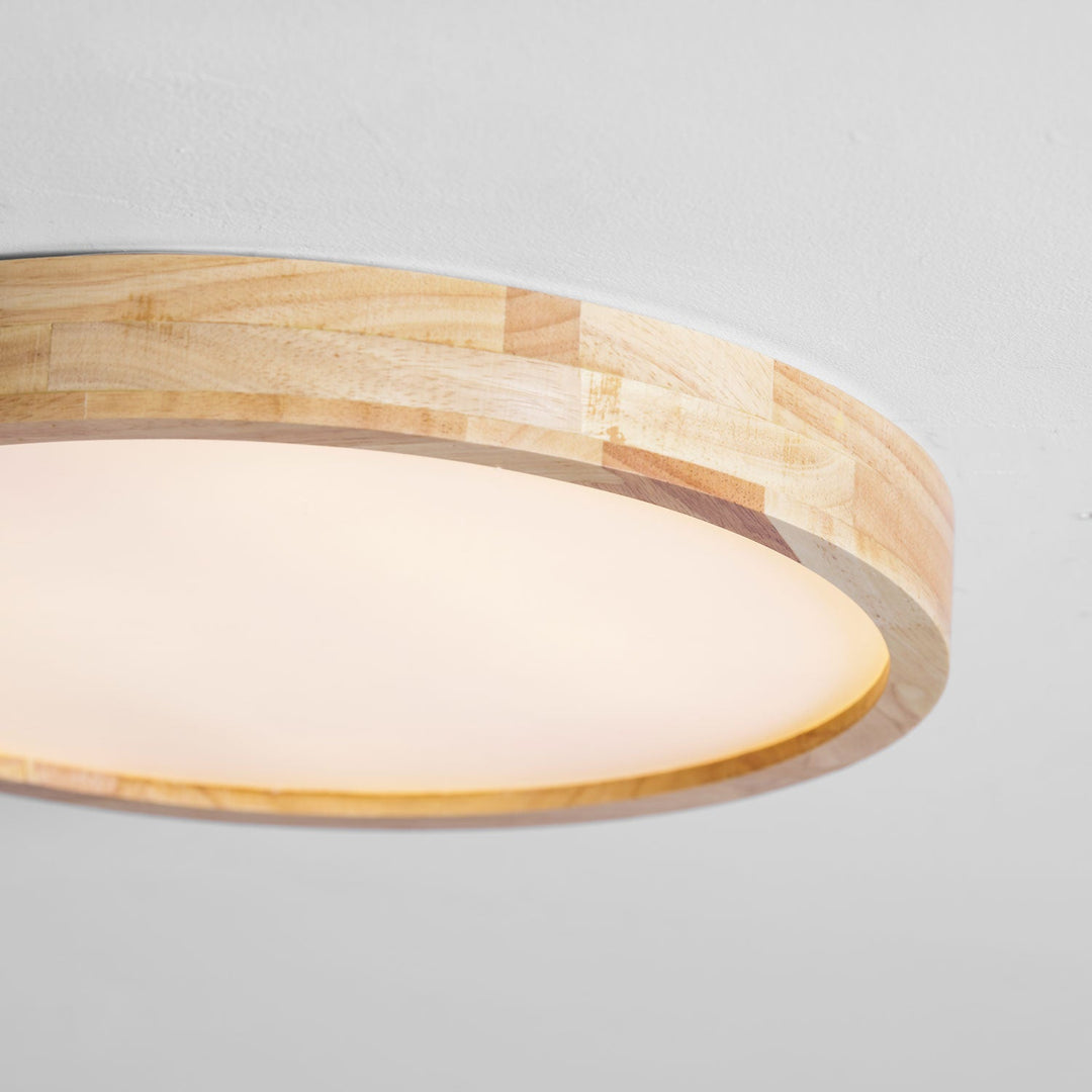 Trä Geometrisk Taklampa