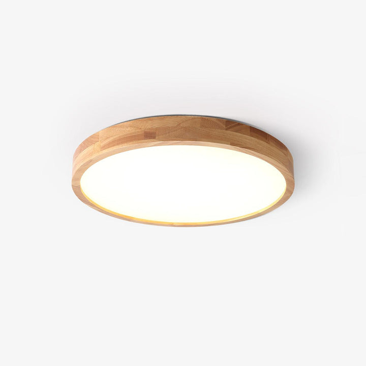 Trä Geometrisk Taklampa