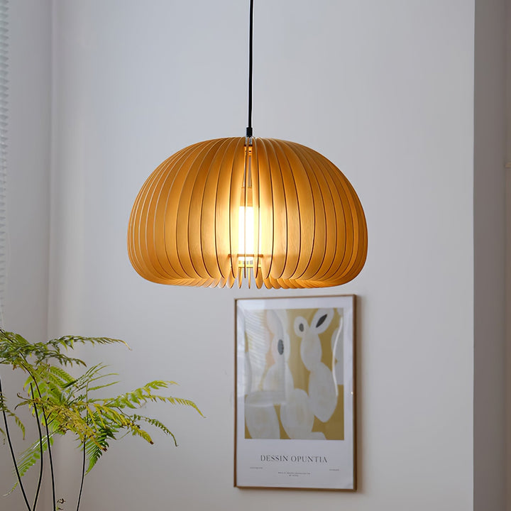 Träpumpa Hängande Lampa