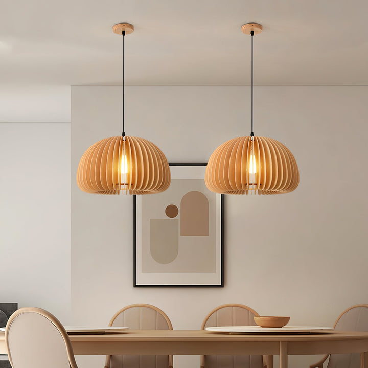 Träpumpa Hängande Lampa