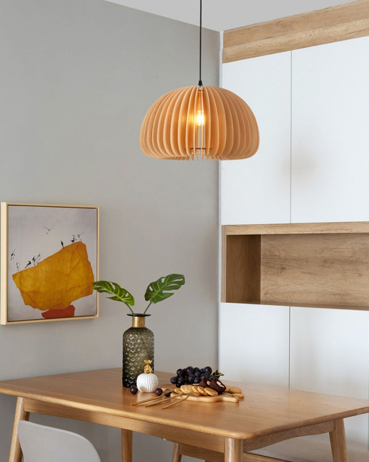 Träpumpa Hängande Lampa