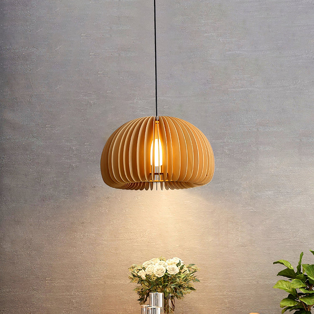 Träpumpa Hängande Lampa
