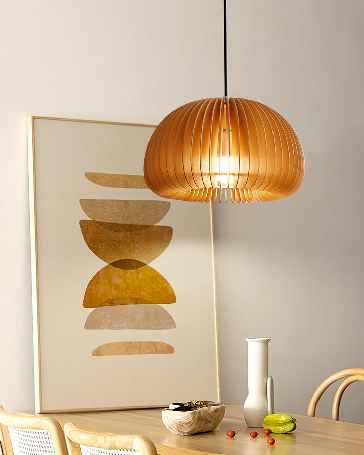 Träpumpa Hängande Lampa