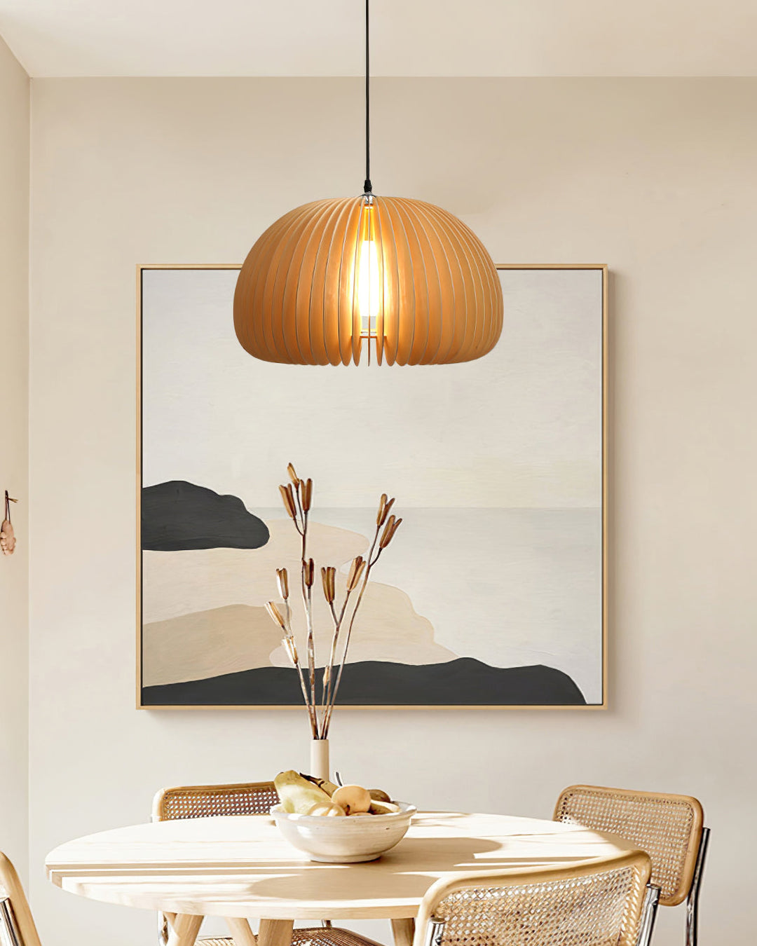 Träpumpa Hängande Lampa