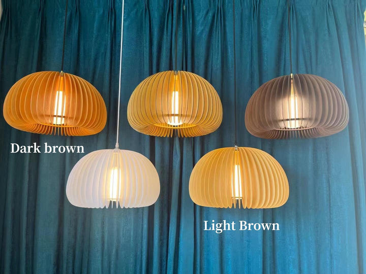 Träpumpa Hängande Lampa