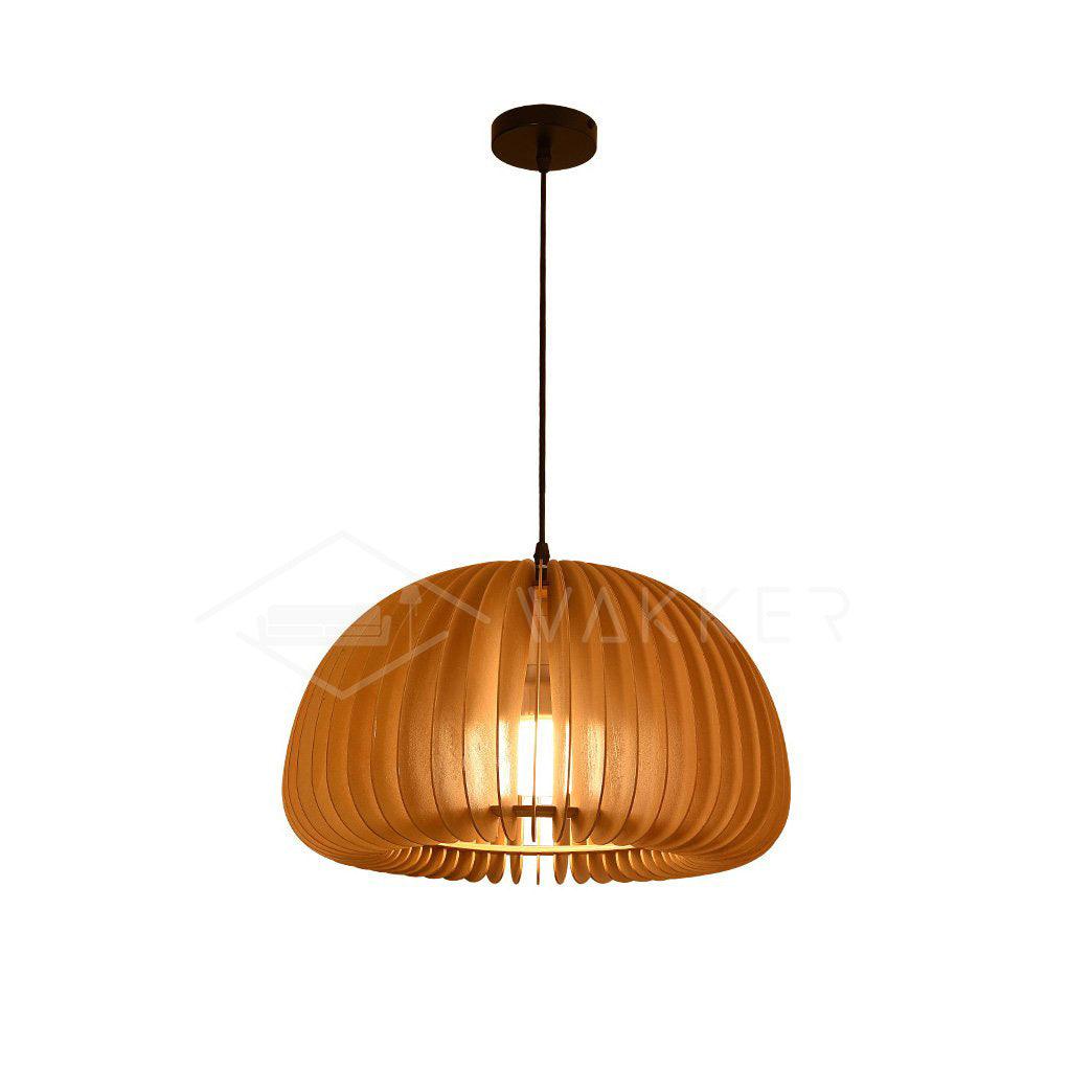 Träpumpa Hängande Lampa