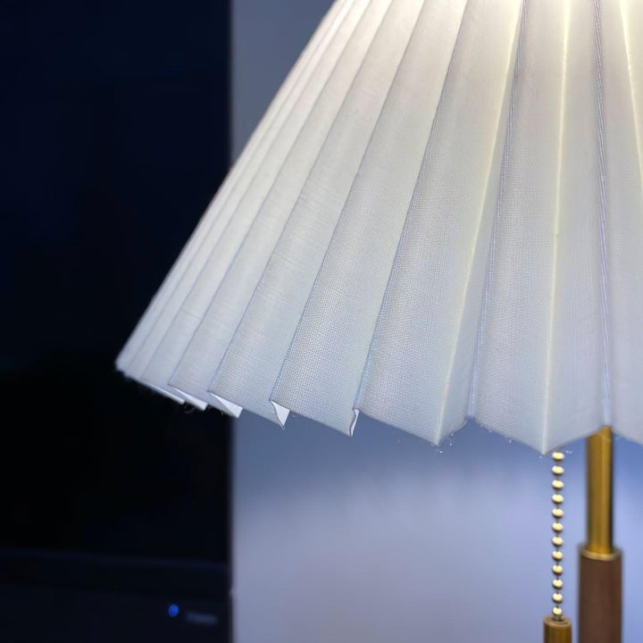 Trä Retro Bordslampa