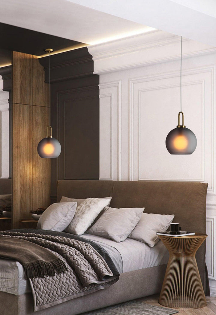 Glaspendel Swag-lampa