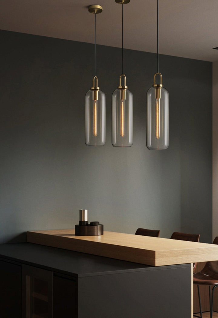 Glaspendel Swag-lampa