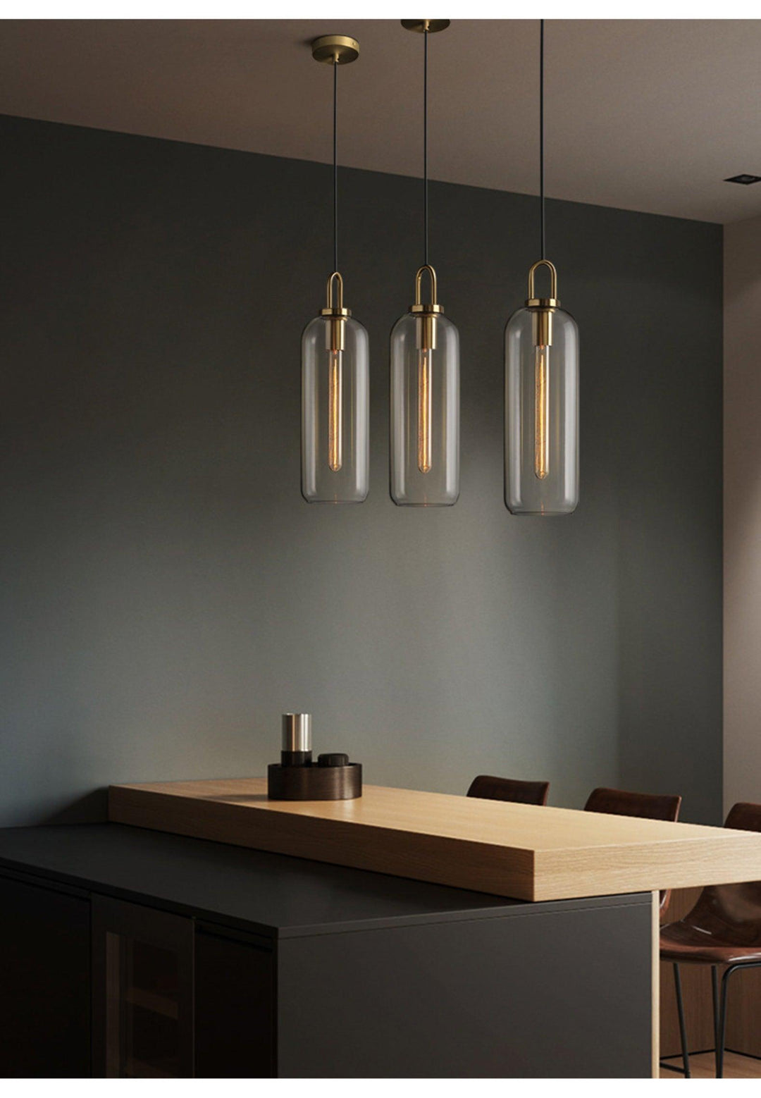 Glaspendel Swag-lampa