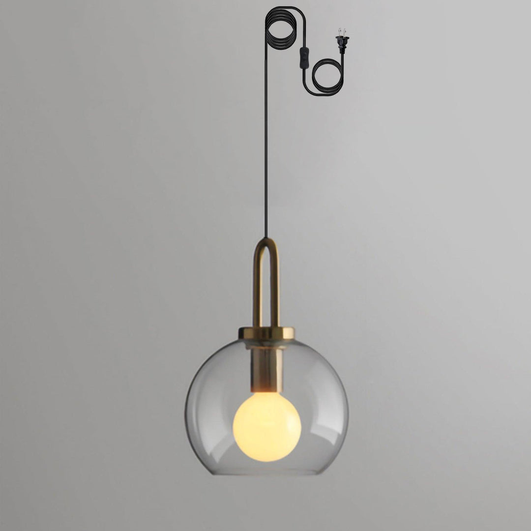 Glaspendel Swag-lampa