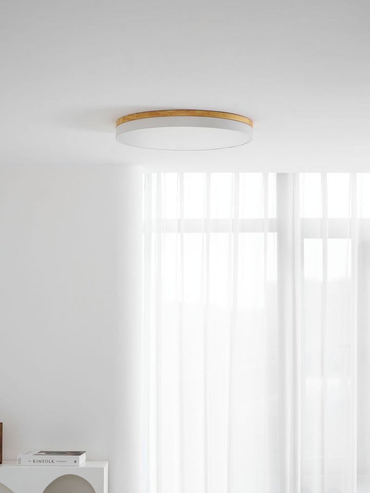 Zara Cirkulär Trä Taklampa