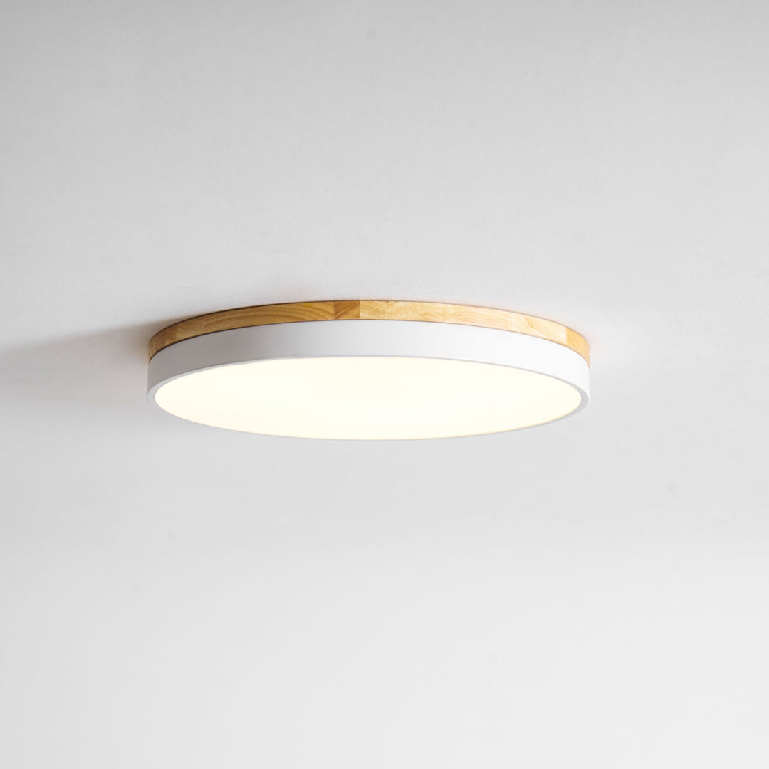 Zara Cirkulär Trä Taklampa
