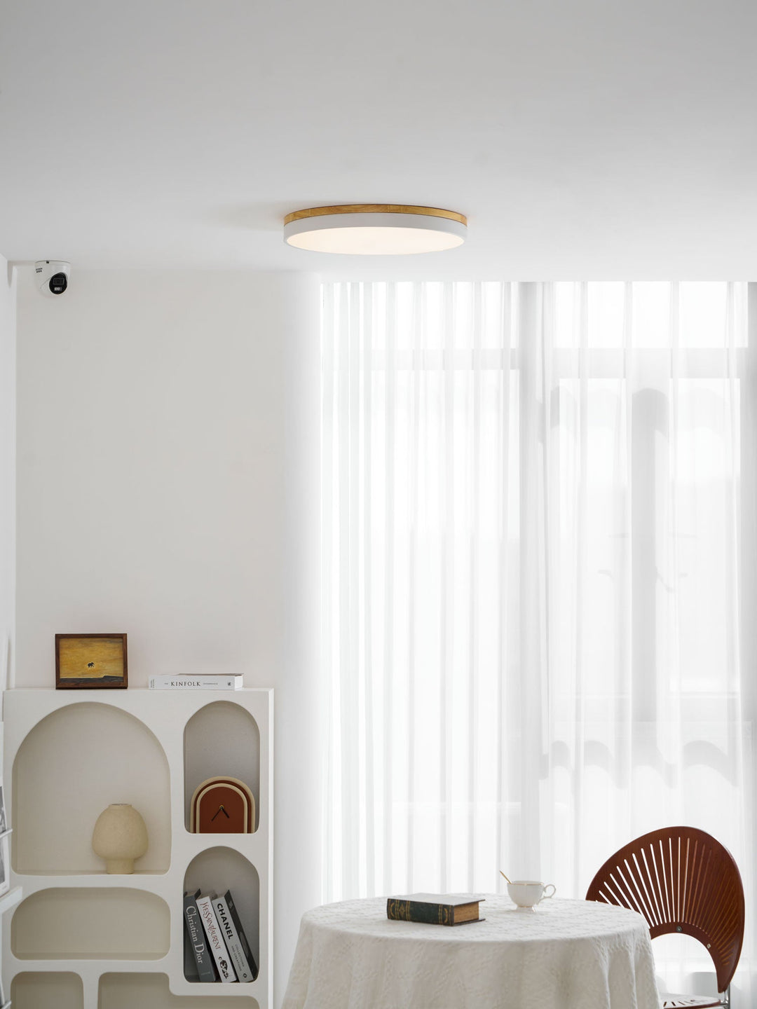Zara Cirkulär Trä Taklampa