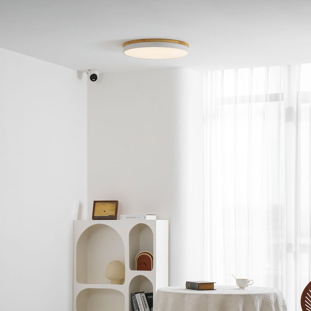 Zara Cirkulär Trä Taklampa