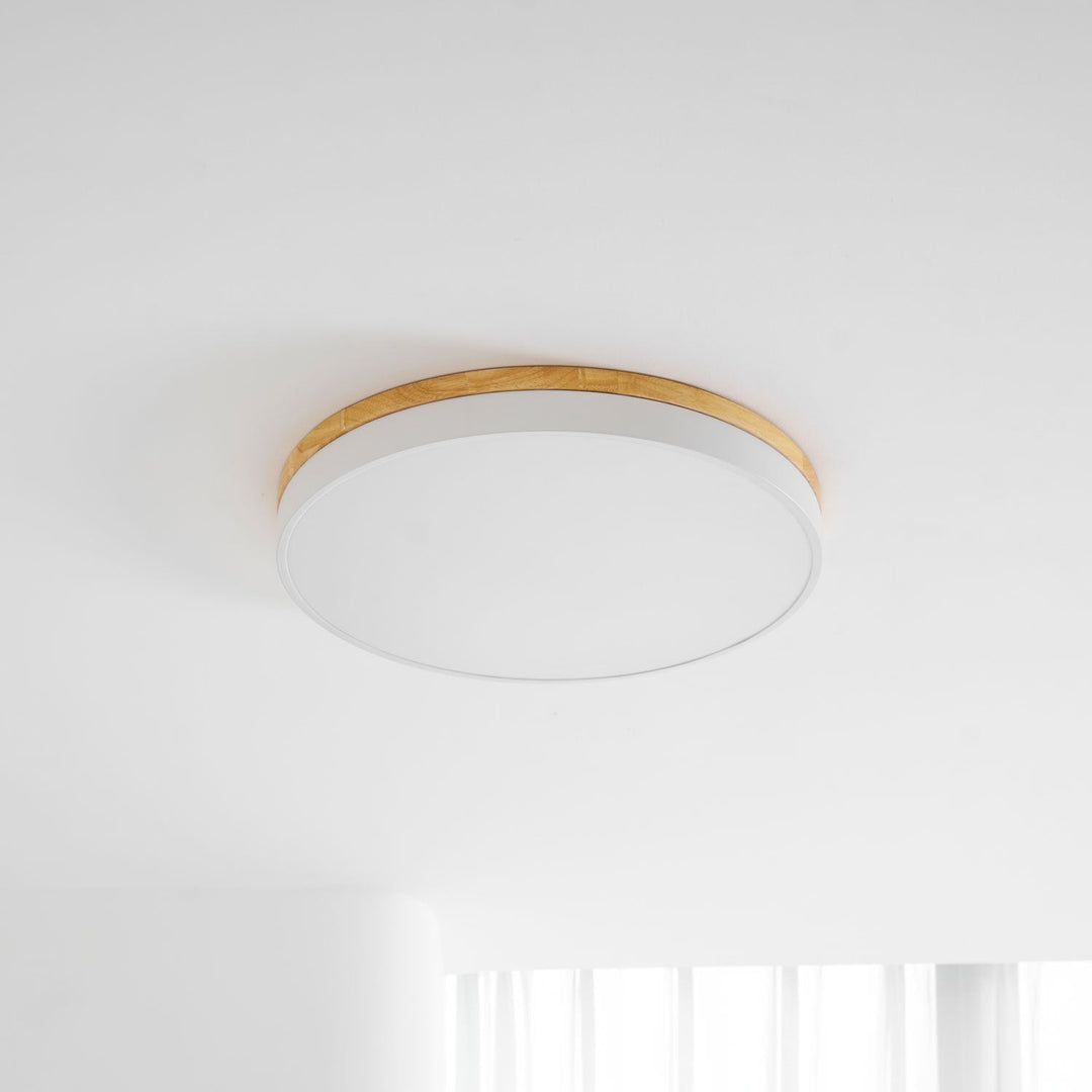 Zara Cirkulär Trä Taklampa