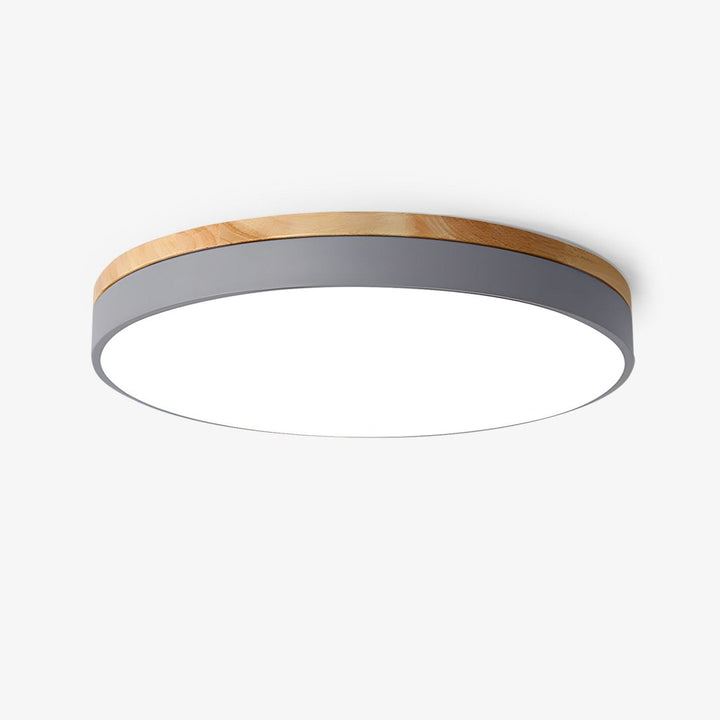Zara Cirkulär Trä Taklampa