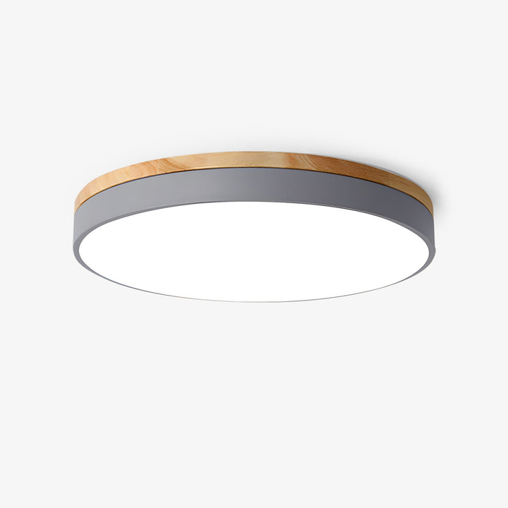Zara Cirkulär Trä Taklampa