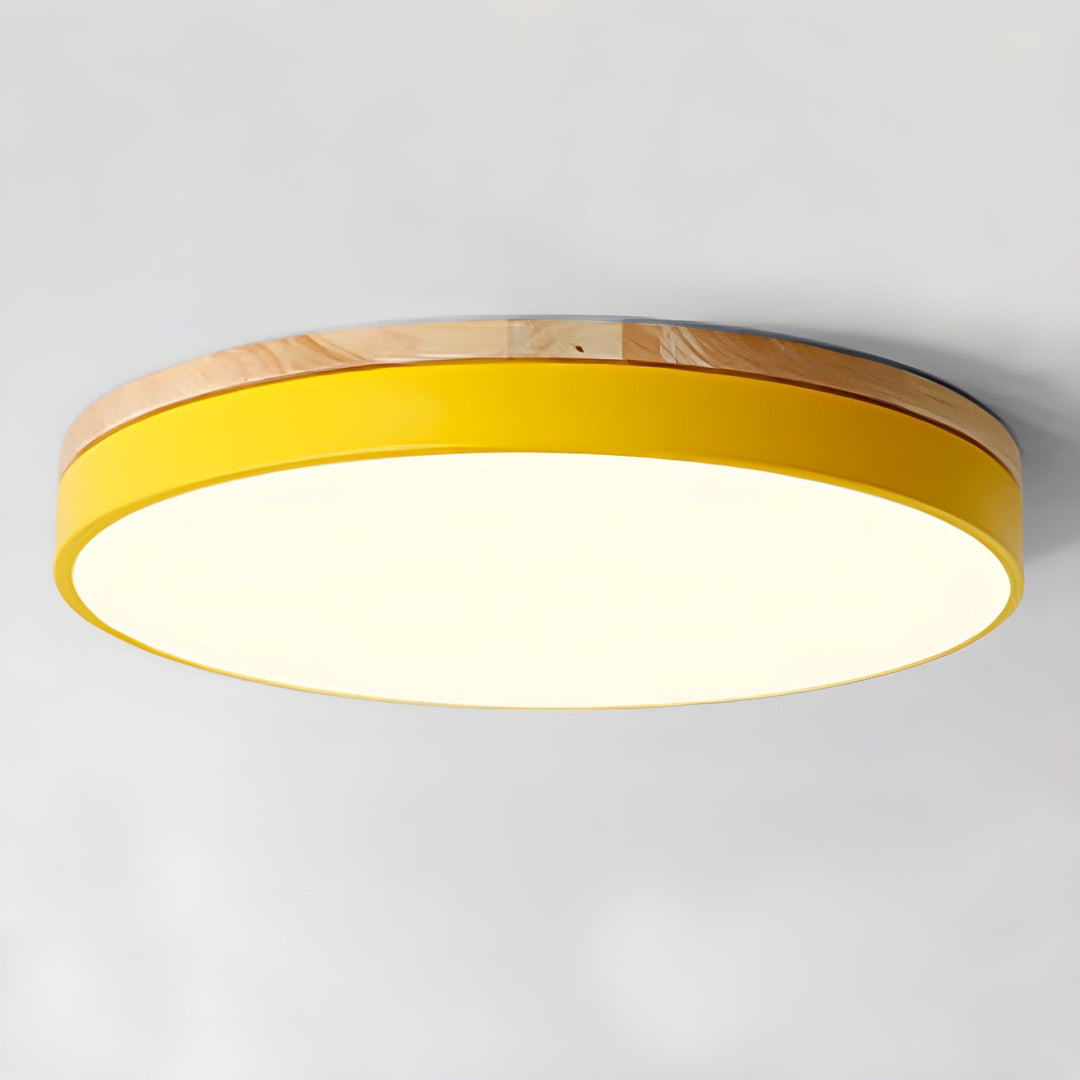 Zara Cirkulär Trä Taklampa