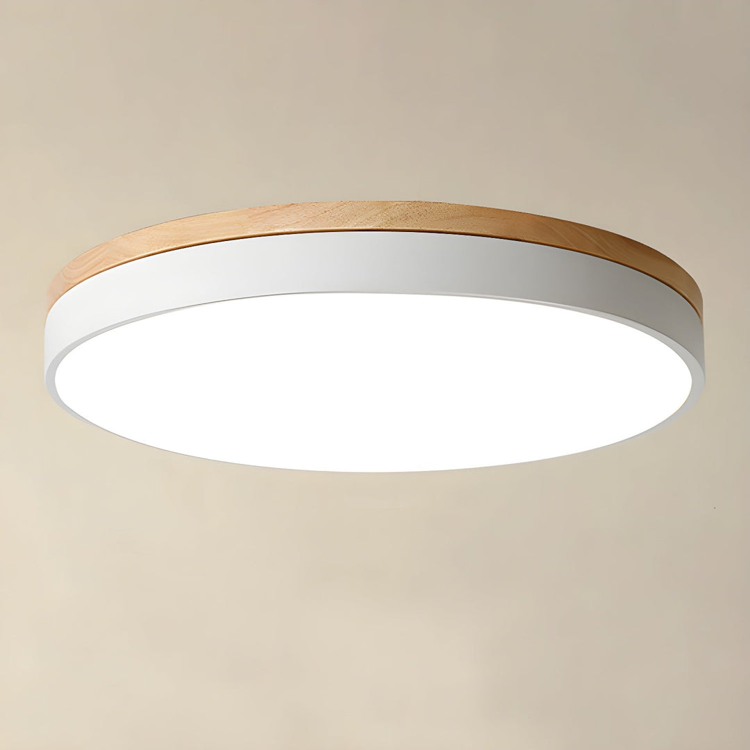 Zara Cirkulär Trä Taklampa
