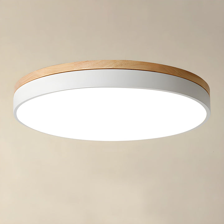 Zara Cirkulär Trä Taklampa