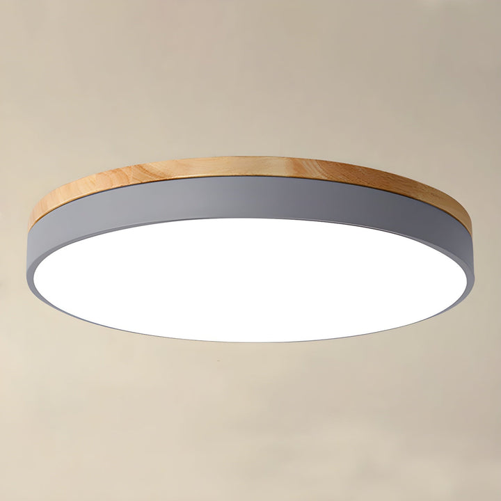Zara Cirkulär Trä Taklampa