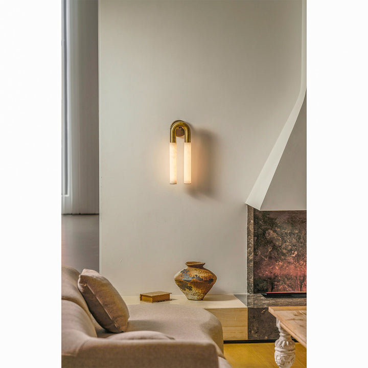 Ark Alabaster Vägglampa