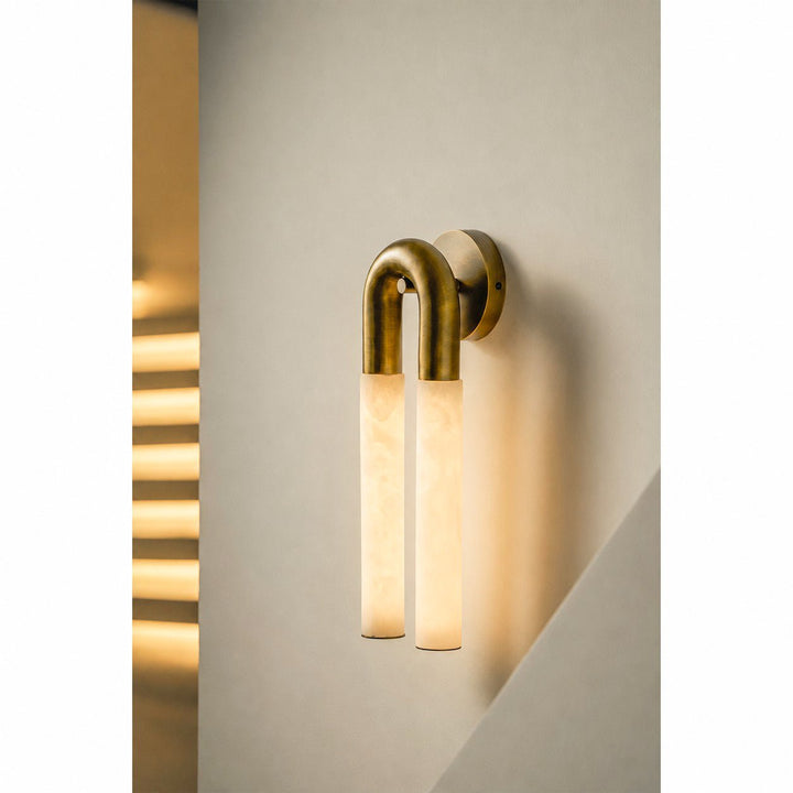 Ark Alabaster Vägglampa
