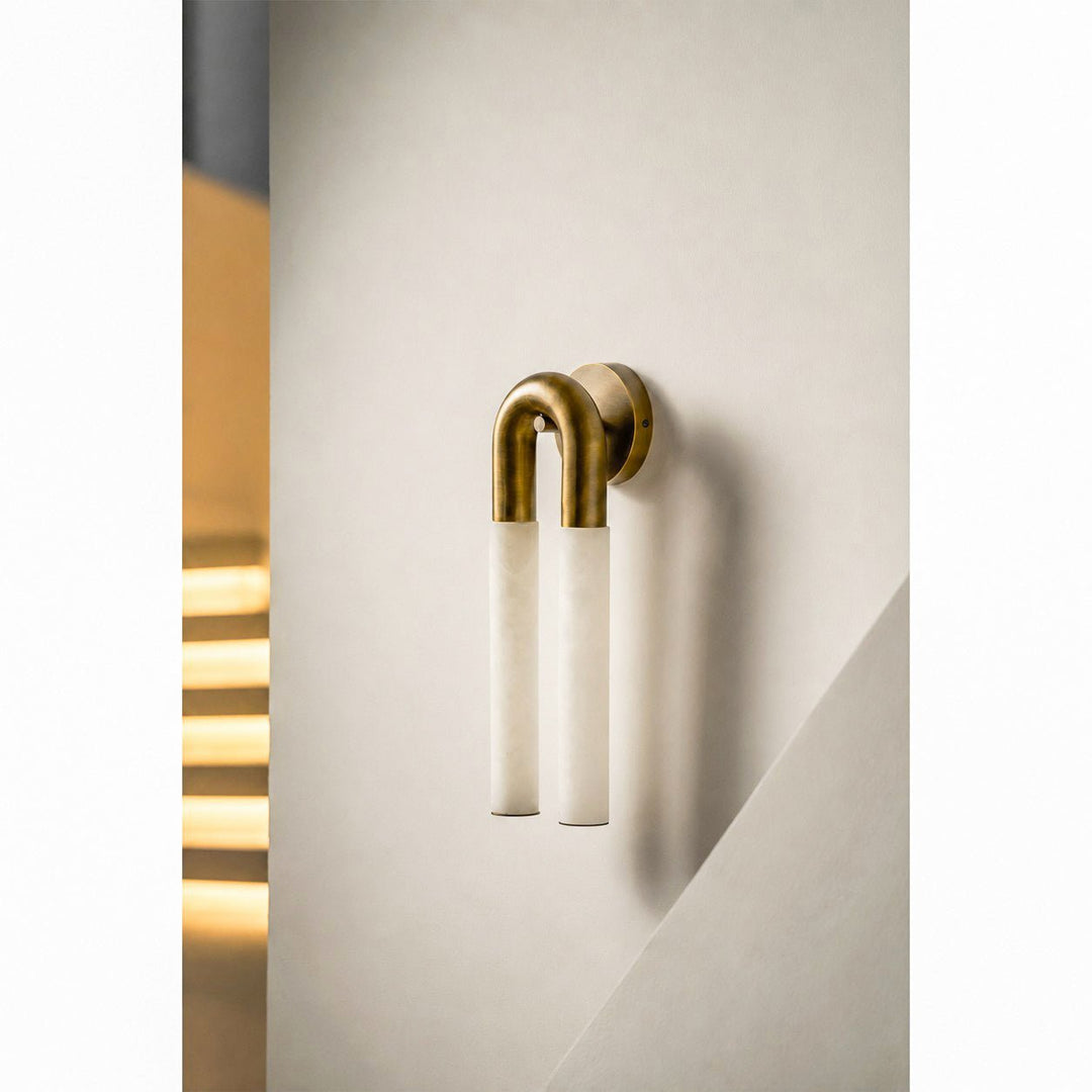 Ark Alabaster Vägglampa