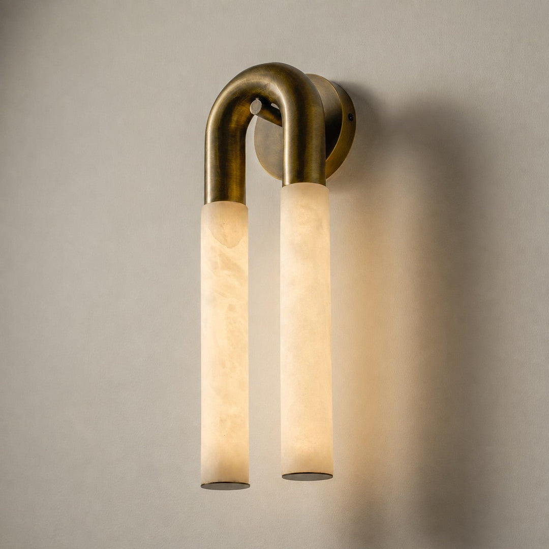Ark Alabaster Vägglampa