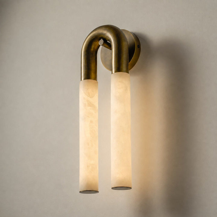 Ark Alabaster Vägglampa