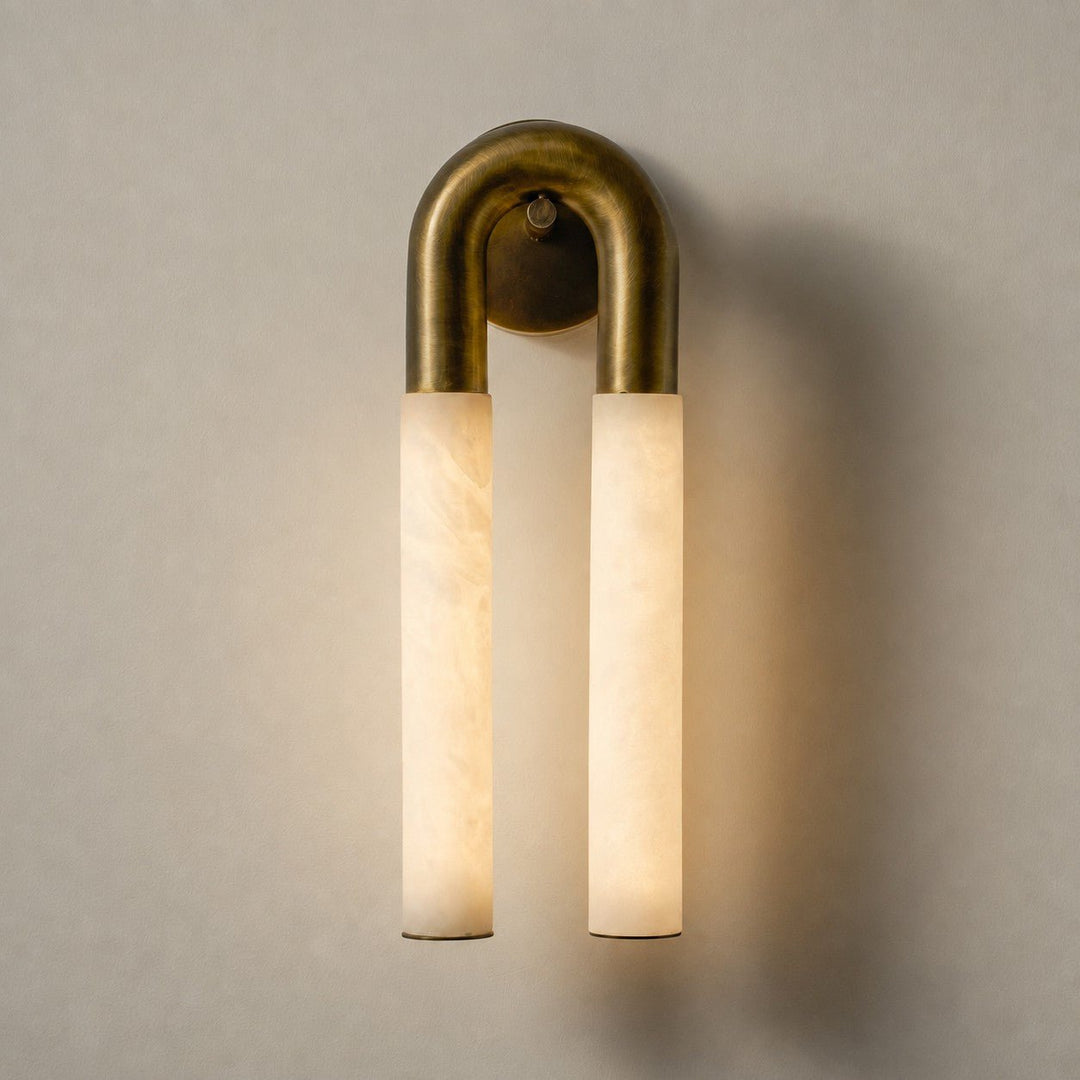 Ark Alabaster Vägglampa