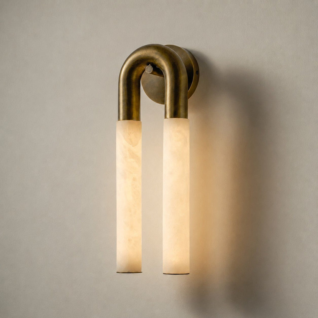 Ark Alabaster Vägglampa