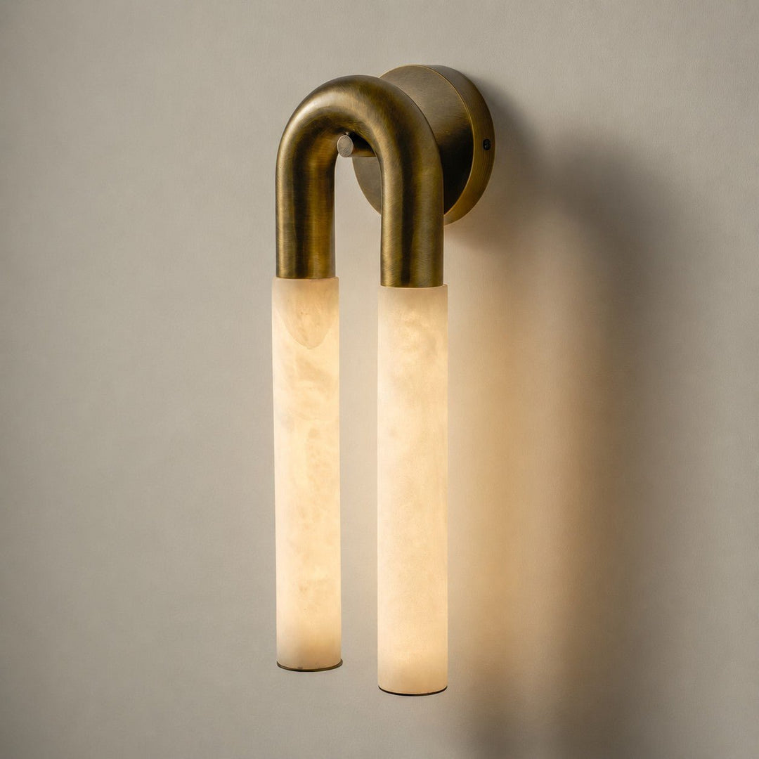 Ark Alabaster Vägglampa