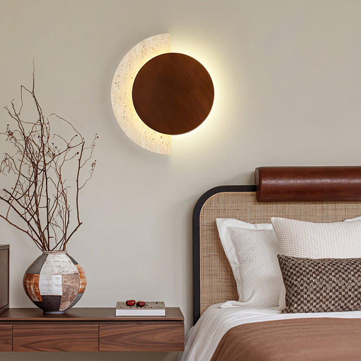 Crescent Halo Vägglampa med Plug-in