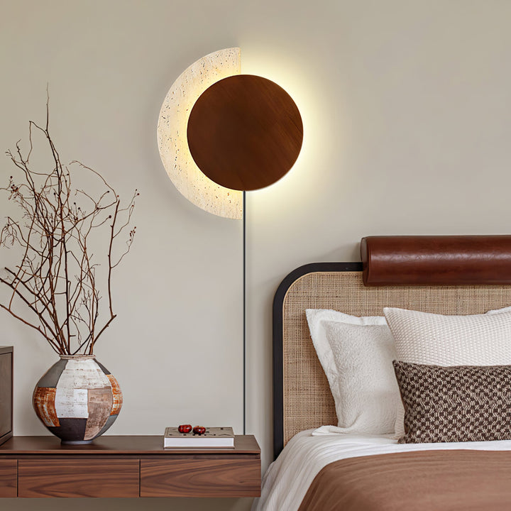 Crescent Halo Vägglampa med Plug-in