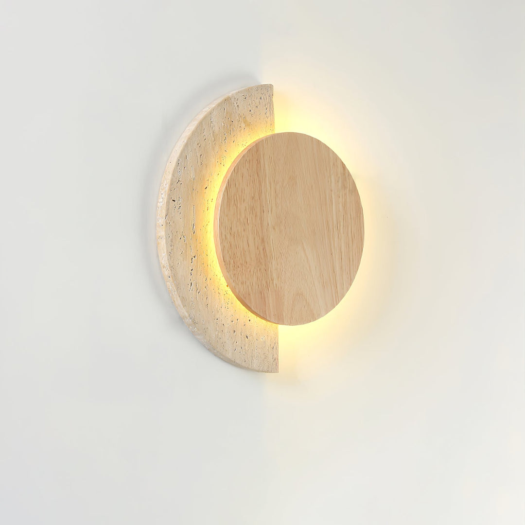 Crescent Halo Vägglampa med Plug-in