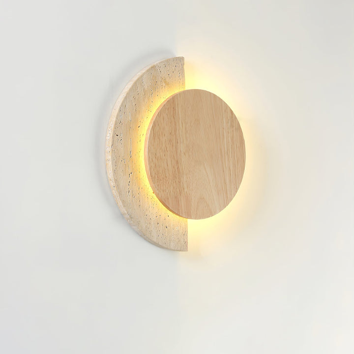 Crescent Halo Vägglampa med Plug-in