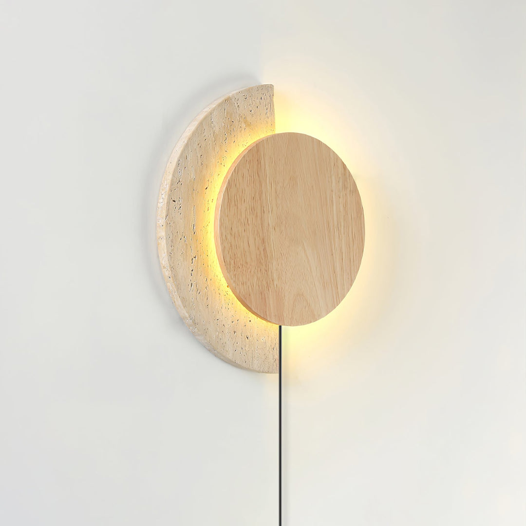 Crescent Halo Vägglampa med Plug-in