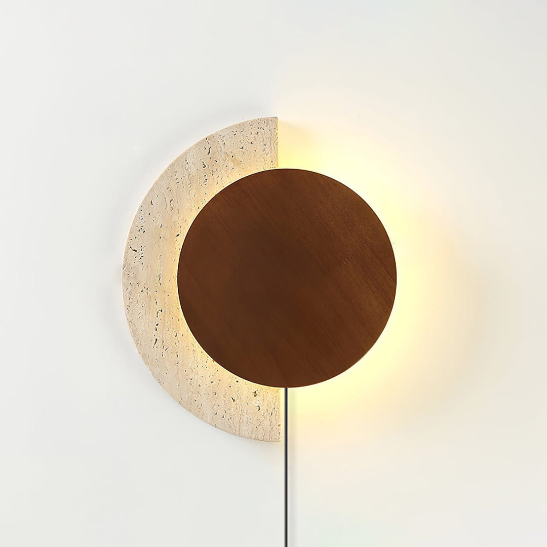 Crescent Halo Vägglampa med Plug-in