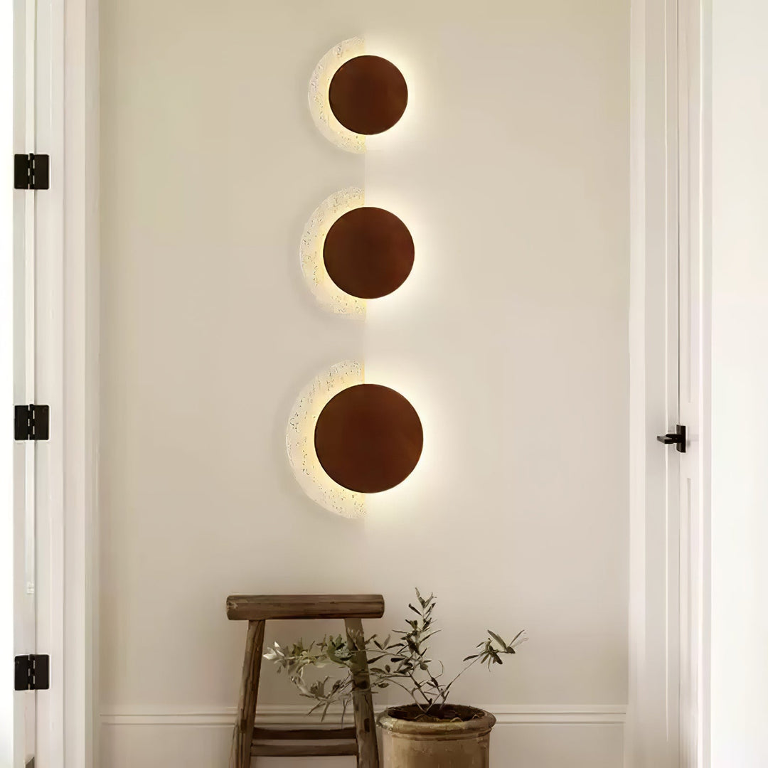 Crescent Halo Vägglampa